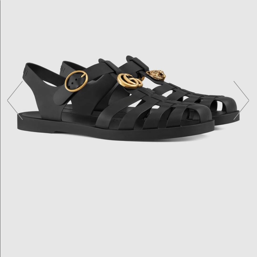 Gucci Black rubber Sandals